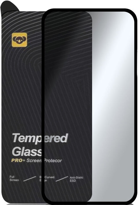 Bear PRO+ Screen Protector for Realme C75 5G / 14x, Tempered Glass, Full Glue, Black