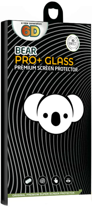 Bear PRO+ Screen Protector for Samsung Galaxy S25 S931, Tempered Glass, Full Glue, Black