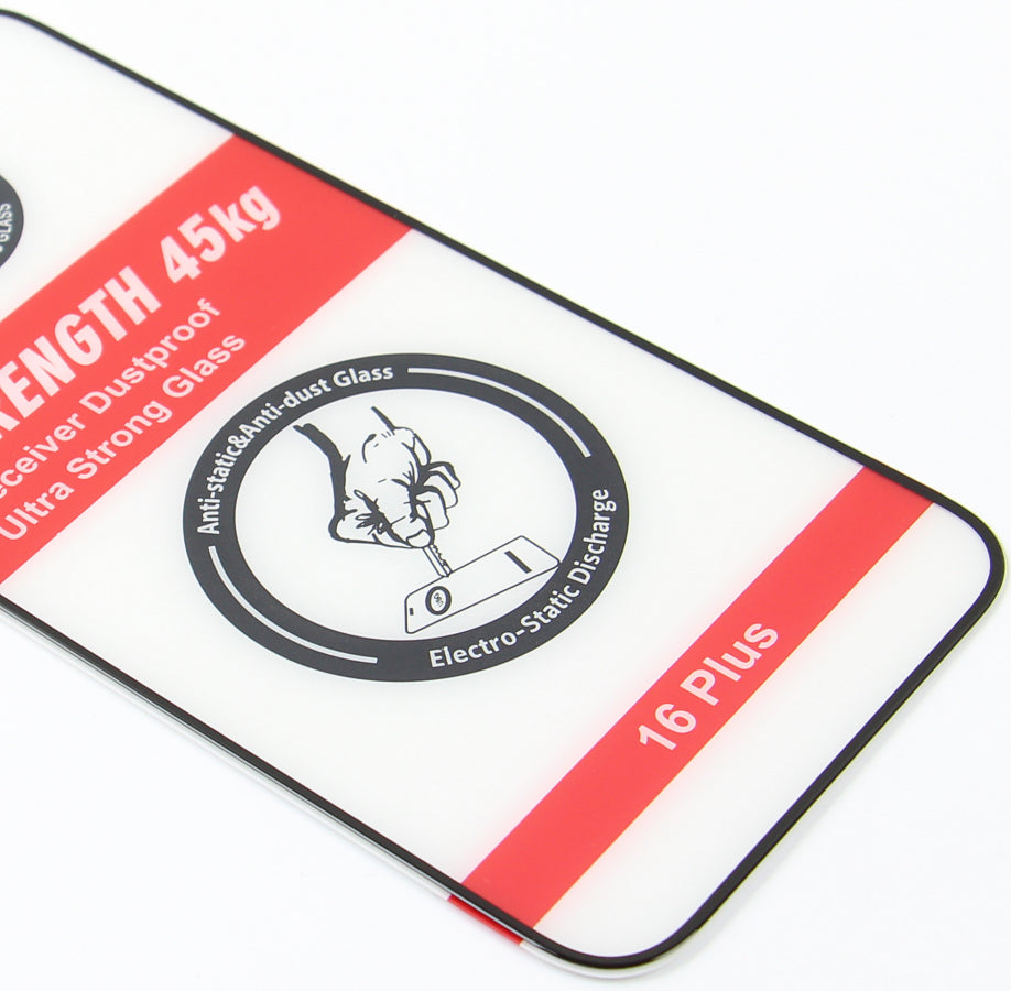 Προστατευτική μεμβράνη οθόνης OEM Ultra Strong 45KG για Samsung Galaxy A54 A546, Ανθεκτικό Γυαλί, Πλήρης Κόλλα, 2.5D, Μαύρο