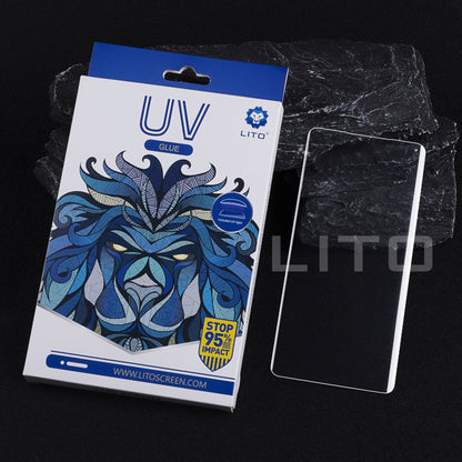 Προστατευτική μεμβράνη οθόνης Lito για Samsung Galaxy Note 10+ 5G N976 / Note 10+ N975, Ασφαλισμένο γυαλί, UV κόλλα, 3D