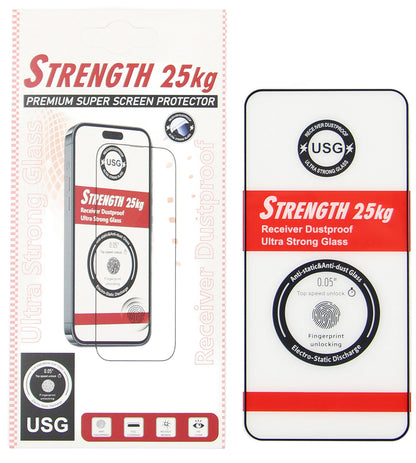 Προστατευτική μεμβράνη οθόνης OEM Ultra Strong 25KG για Samsung Galaxy S26 Ultra S948, Ασφαλισμένο γυαλί, Πλήρης κόλλα, 2.5D, Μαύρο