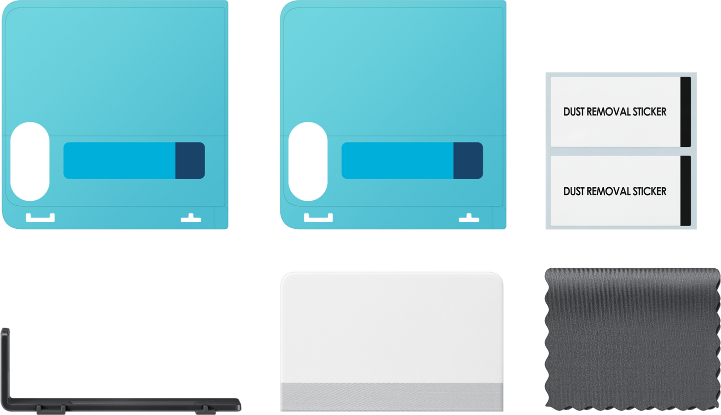 Samsung Anti-reflecting Outer Screen Protector Film for Galaxy Z Flip8 F776, Plastic, Set of 2 pieces EF-UF776CTEGWW