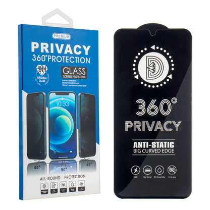 OEM 360 Privacy Screen Protector for Samsung Galaxy A37 5G, Tempered Glass, Full Glue