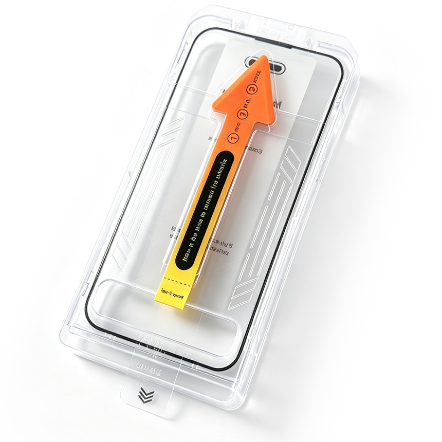 Προστατευτικό οθόνης OEM Dust Free Easy Fit για Apple iPhone 16e / 14 / 13 Pro / 13, Σκληρυμένο Γυαλί, Full Glue, Μαύρο