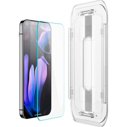 Προστατευτική Μεμβράνη Οθόνης Spigen GlastR EZ FIT για Google Pixel 9 Pro XL, Ενισχυμένο Γυαλί, Πλήρης Κόλληση, Σετ 2 τεμαχίων