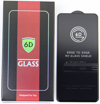 Προστατευτική μεμβράνη οθόνης OEM για Apple iPhone 17e / 16e / 14 / 13 Pro, Ασφαλισμένο γυαλί, Πλήρης κόλλα, Σετ 10 τεμαχίων, 6D, Μαύρο