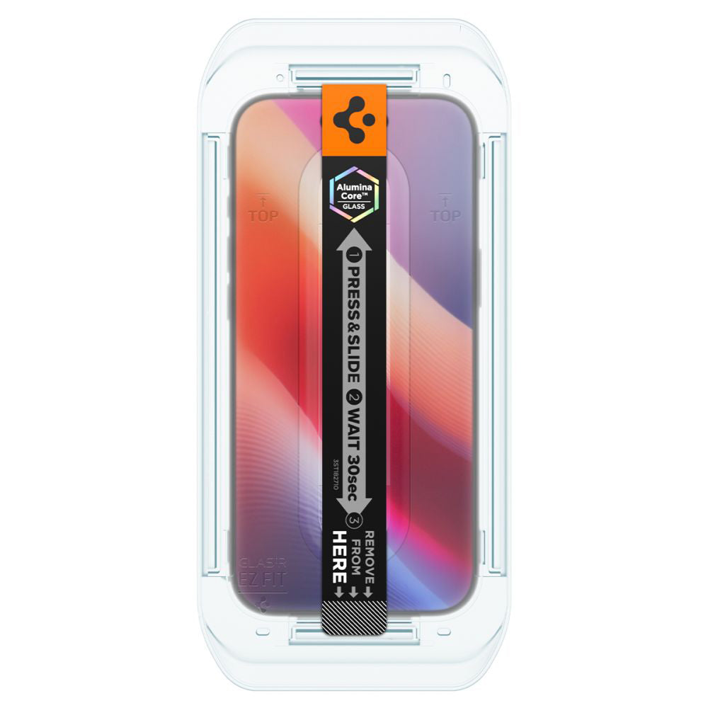 Spigen GlastR EZ FIT Screen Protector for Apple iPhone 17 Air, Tempered Glass, Full Glue, Set of 2 Pieces