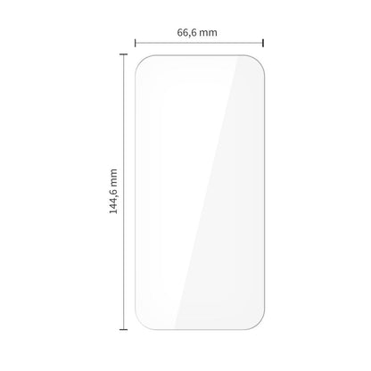 Προστατευτική Μεμβράνη Οθόνης Tech-Protect για Apple iPhone 17 Pro / 17 / 16 Pro, Ενισχυμένο Γυαλί, Πλήρης Κόλληση, Σετ 10 τεμαχίων