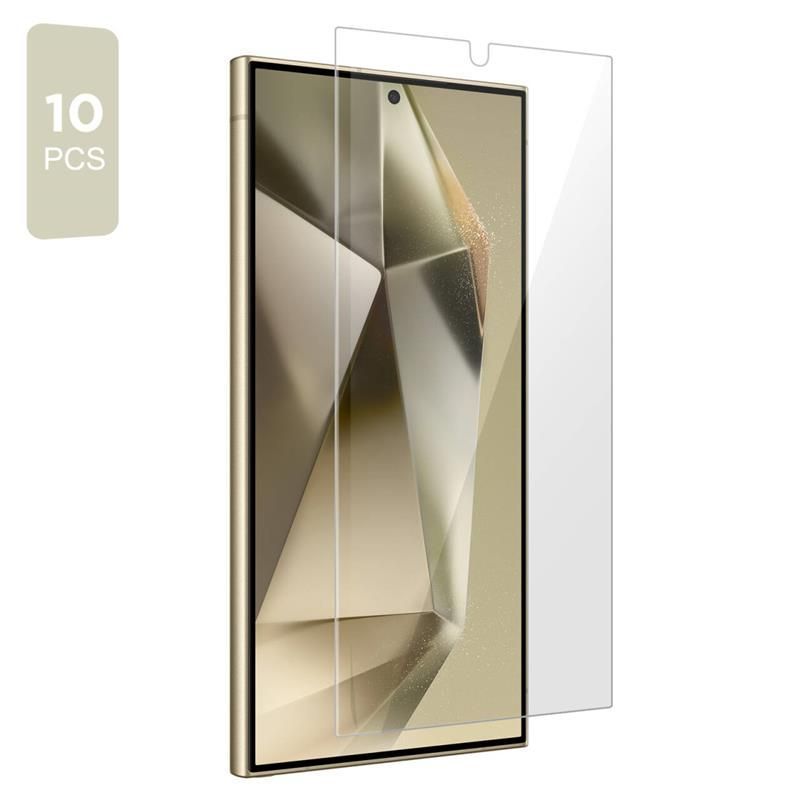 Προστατευτική Μεμβράνη Οθόνης Tech-Protect για Samsung Galaxy S25 S931 / S24 S921, Ενισχυμένο Γυαλί, Πλήρης Κόλληση, Σετ 10 τεμαχίων
