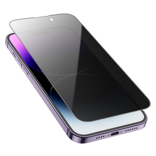 Προστατευτική Μεμβράνη Οθόνης Privacy HOCO G15 για Apple iPhone 14 Pro Max, Ενισχυμένο Γυαλί, Πλήρης Κόλληση, 5D