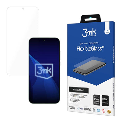 Προστατευτική Μεμβράνη Οθόνης 3MK FlexibleGlass για Realme GT 8 Pro, Εύκαμπτο Γυαλί, Πλήρης Κόλληση