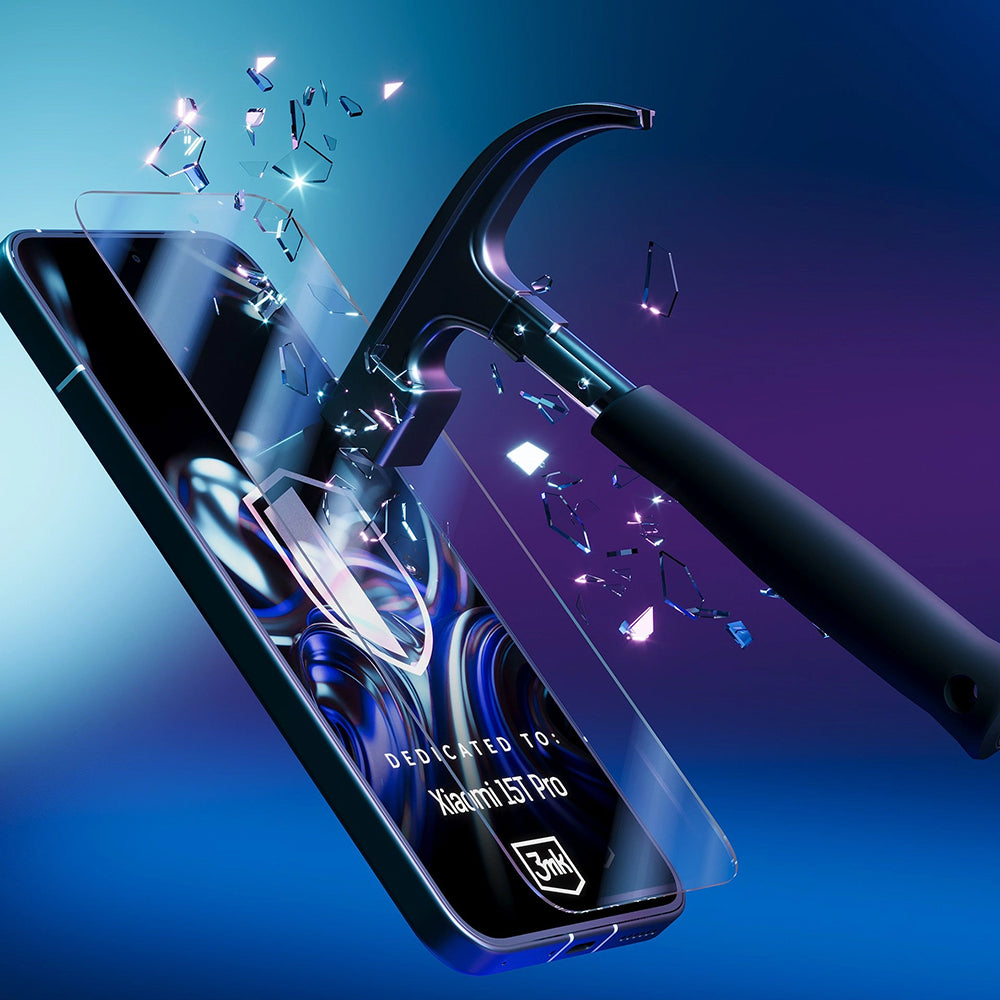 Προστατευτική Μεμβράνη Οθόνης 3MK FlexibleGlass για Xiaomi 15T Pro, Εύκαμπτο Γυαλί, Πλήρης Κόλληση
