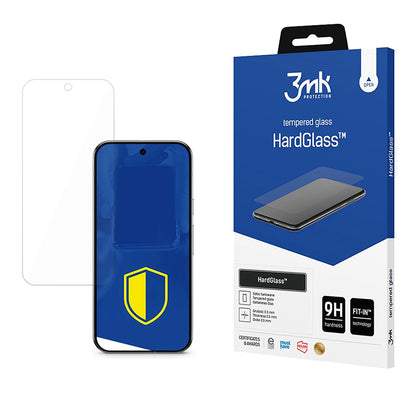Προστατευτική μεμβράνη οθόνης 3MK HardGlass για Google Pixel 10 Pro / 10, Ασφαλισμένο γυαλί, Πλήρης κόλλα