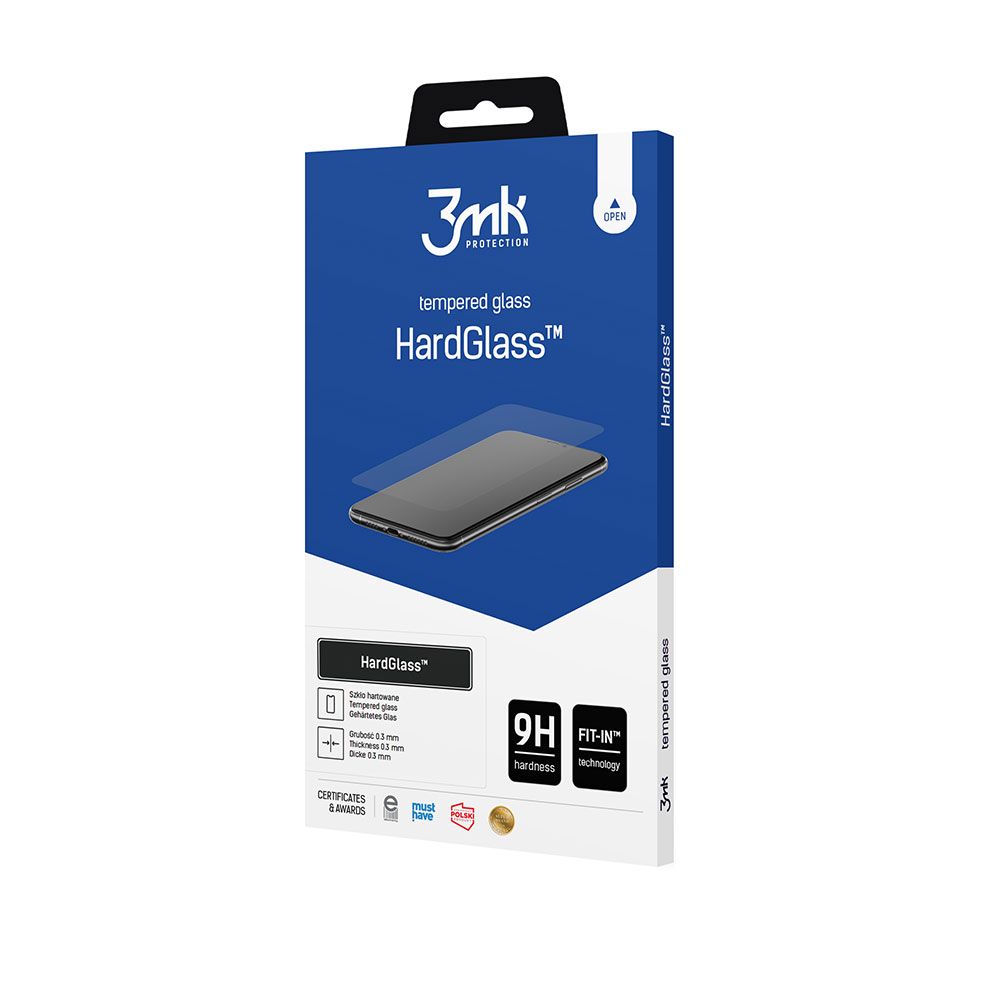 3MK HardGlass Screen Protector for Samsung Galaxy A14 A145 / A14 5G A146, Tempered Glass, Full Glue