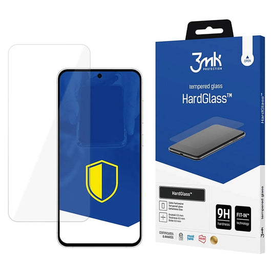 Προστατευτική Μεμβράνη Οθόνης 3MK HardGlass για Samsung Galaxy S25 FE, Ενισχυμένο Γυαλί, Full Glue