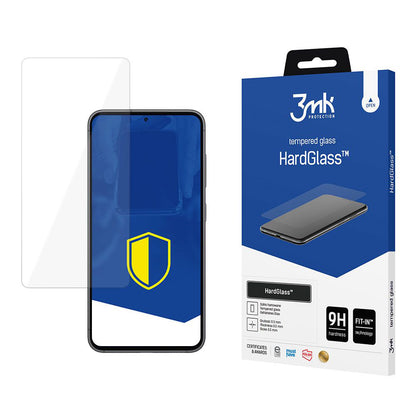 Προστατευτική μεμβράνη οθόνης 3MK HardGlass για Samsung Galaxy S25 S931 / S24 S921, Ασφαλισμένο γυαλί, Πλήρης κόλλα