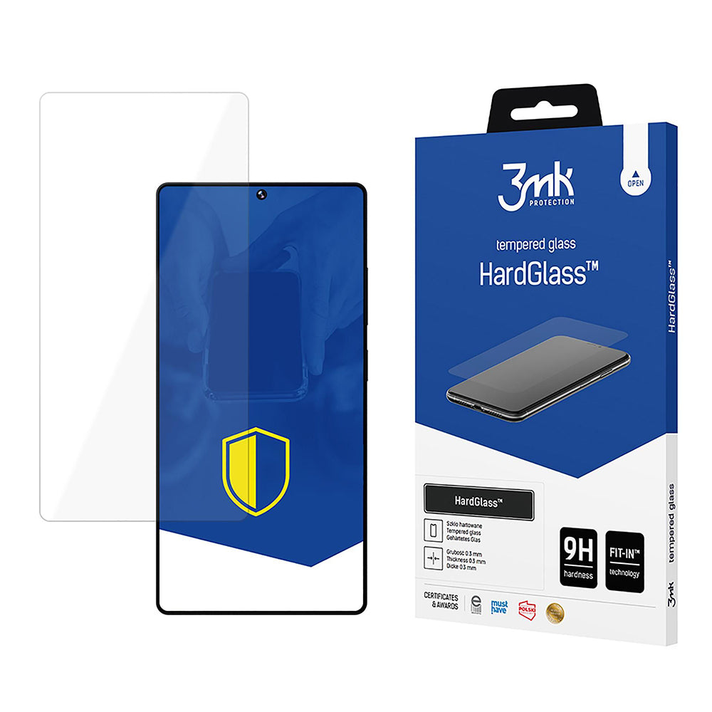 Προστατευτική μεμβράνη οθόνης 3MK HardGlass για Samsung Galaxy S25 Ultra S938, Ασφαλισμένο γυαλί, Πλήρης κόλλα