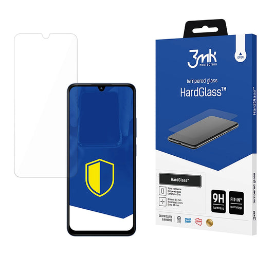 Προστατευτική μεμβράνη οθόνης 3MK HardGlass για Xiaomi Redmi A5 4G (Περιφερειακό) / 14C / Poco C75, Ασφαλισμένο γυαλί, Πλήρης κόλλα