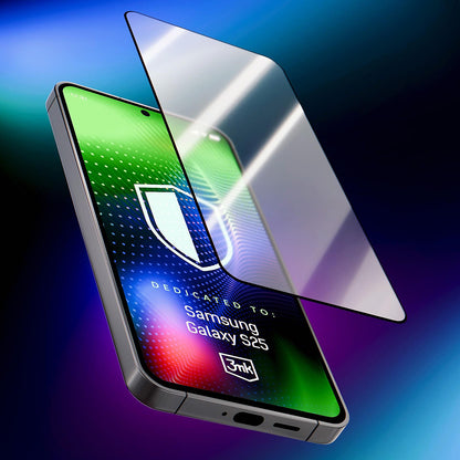 Προστατευτική μεμβράνη οθόνης 3MK Hardy Ultra για Samsung Galaxy S25 S931, Ασφαλισμένο γυαλί, Πλήρης κόλλα, Μαύρο