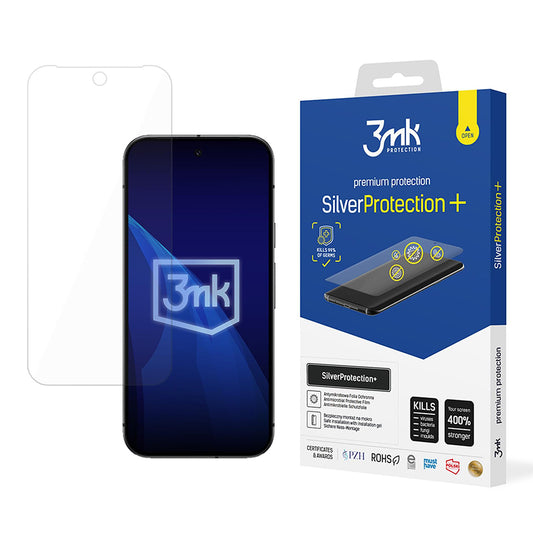 Προστατευτική μεμβράνη οθόνης 3MK Silver Protect+ για Google Pixel 9a, Πλαστικό