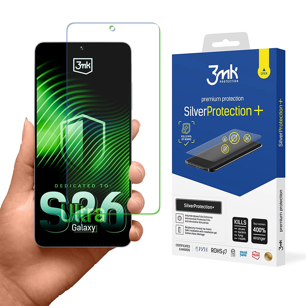 Προστατευτική Μεμβράνη Οθόνης 3MK Silver Protect+ για Samsung Galaxy S26 Ultra, Πλαστική