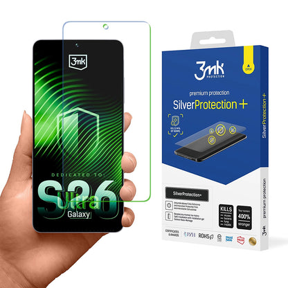 Προστατευτική Μεμβράνη Οθόνης 3MK Silver Protect+ για Samsung Galaxy S26 Ultra, Πλαστική
