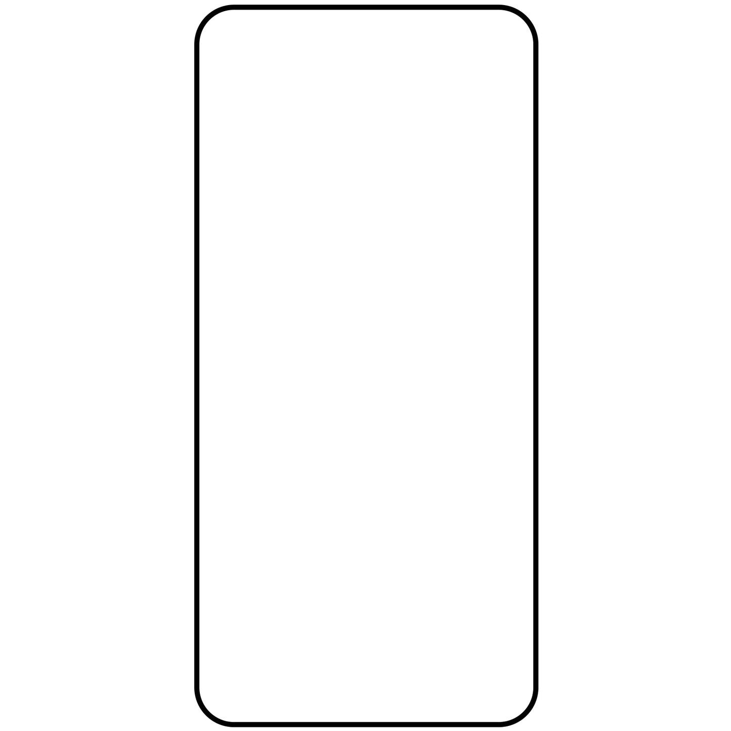 Blue Shield Screen Protector for Motorola Edge 50 Neo, Tempered Glass, Full Glue, Case Friendly, Black