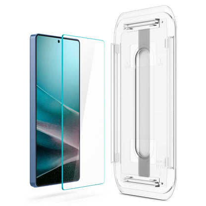 Προστατευτική Μεμβράνη Οθόνης Spigen GlastR EZ FIT HD για Samsung Galaxy S25 Ultra S938, Ενισχυμένο Γυαλί, Πλήρης Κόλληση, Σετ 2 τεμαχίων AGL09082
