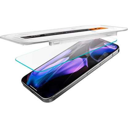 Προστατευτική Μεμβράνη Οθόνης Spigen GlastR EZ FIT για Google Pixel 9 Pro XL, Ενισχυμένο Γυαλί, Πλήρης Κόλληση, Σετ 2 τεμαχίων