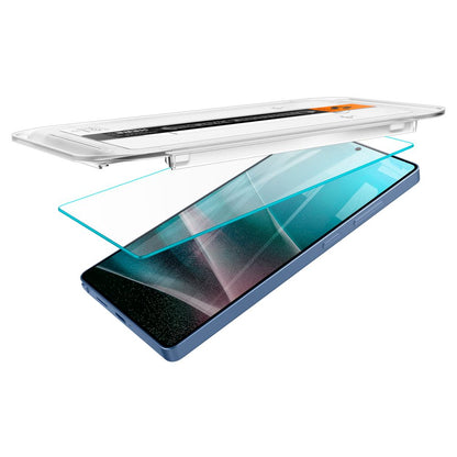 Προστατευτική Μεμβράνη Οθόνης Spigen GlastR EZ FIT HD για Samsung Galaxy S25 Ultra S938, Ενισχυμένο Γυαλί, Πλήρης Κόλληση, Σετ 2 τεμαχίων AGL09082