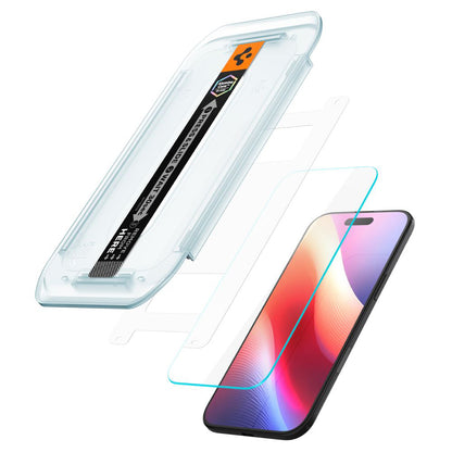 Spigen GlastR EZ FIT Screen Protector for Apple iPhone 17 Air, Tempered Glass, Full Glue, Set of 2 Pieces
