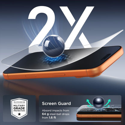Προστατευτική Μεμβράνη Οθόνης Tech-Protect για Apple iPhone 17 Pro / 17 / 16 Pro, Ενισχυμένο Γυαλί, Πλήρης Κόλληση, Σετ 10 τεμαχίων