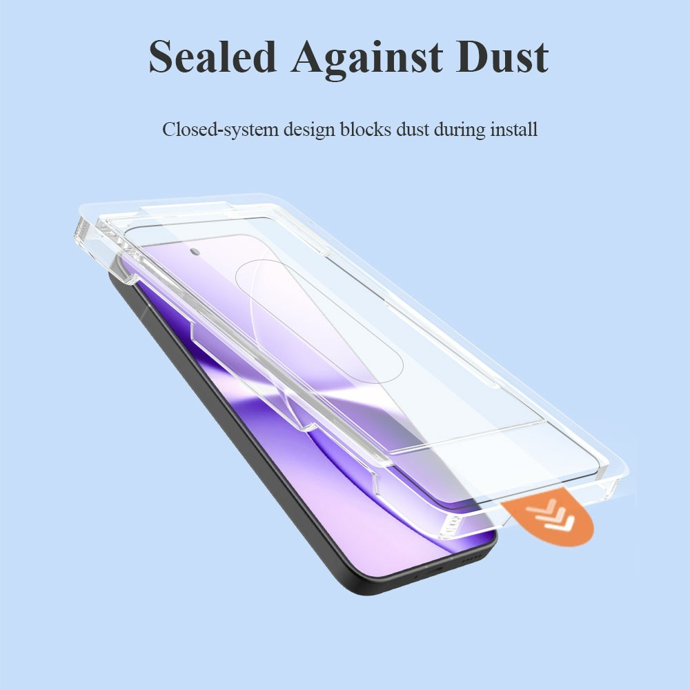 Προστατευτική μεμβράνη οθόνης Lereach για Xiaomi Poco X8 Pro Max, Ασφαλισμένο γυαλί, Πλήρης κόλλα, Μαύρο