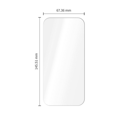 Προστατευτική μεμβράνη οθόνης Tech-Protect OneTouch για Apple iPhone 18 Pro / 17 Pro, Ασφαλισμένο γυαλί, Πλήρης κόλλα, Σετ 2 τεμαχίων, Διαφανές