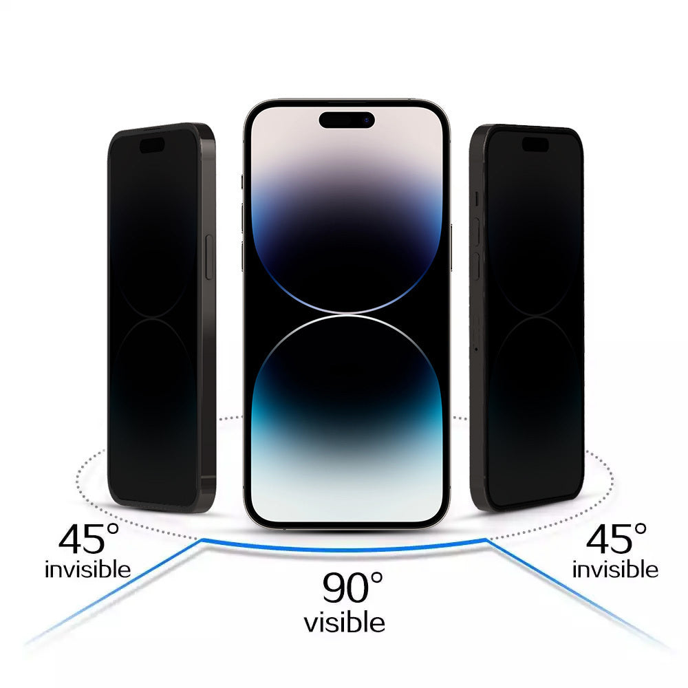 OEM Privacy Screen Protector Film for Apple iPhone 17, Tempered Glass, Full Glue