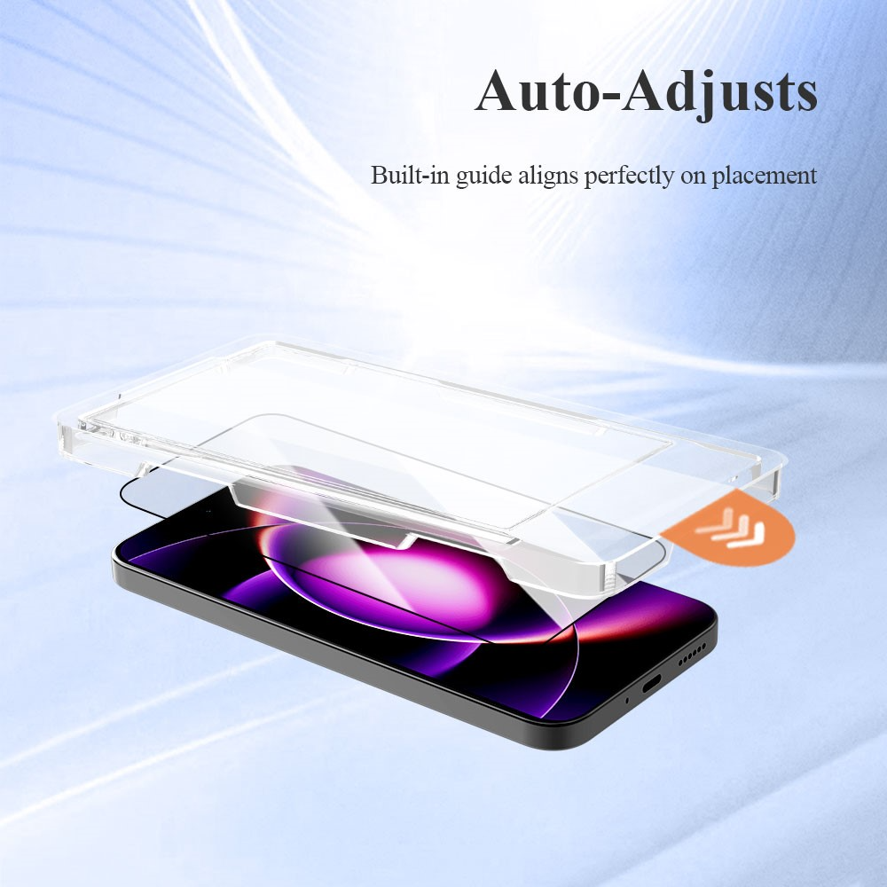 Προστατευτική μεμβράνη οθόνης Lereach για Xiaomi 17T Pro, Ασφαλισμένο γυαλί, Πλήρης κόλλα, Μαύρο