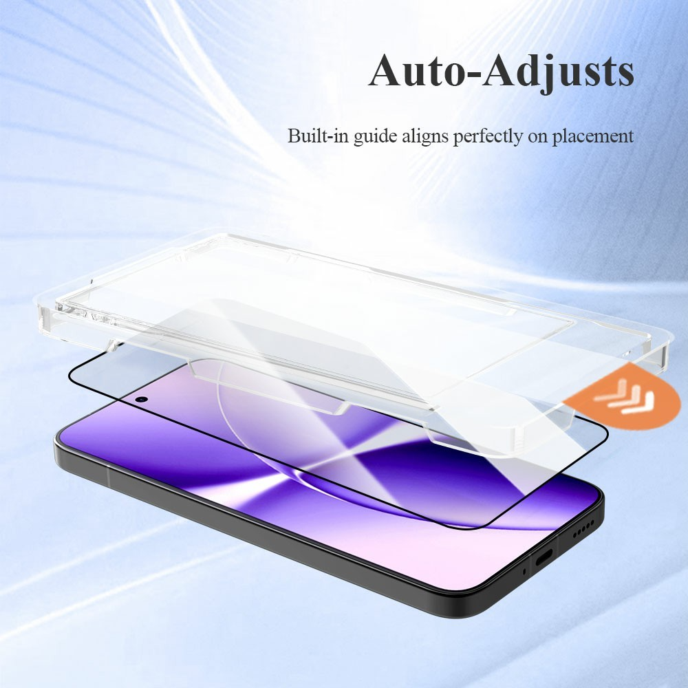 Προστατευτική μεμβράνη οθόνης Lereach για Xiaomi Poco X8 Pro Max, Ασφαλισμένο γυαλί, Πλήρης κόλλα, Μαύρο