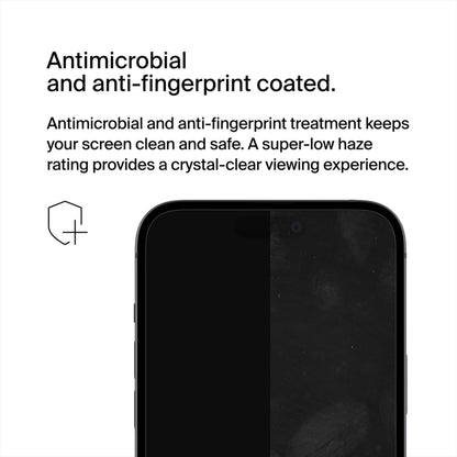 Προστατευτική μεμβράνη οθόνης Belkin ScreenForce UltraGlass 2 για Apple iPhone 15 Pro Max, Ασφαλισμένο γυαλί, Full Glue OVA134zz