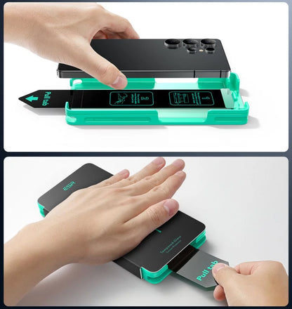 Προστατευτική Μεμβράνη Οθόνης ESR για Samsung Galaxy S25 Ultra S938, Ενισχυμένο Γυαλί, Πλήρης Κόλληση, Σετ 2 τεμαχίων