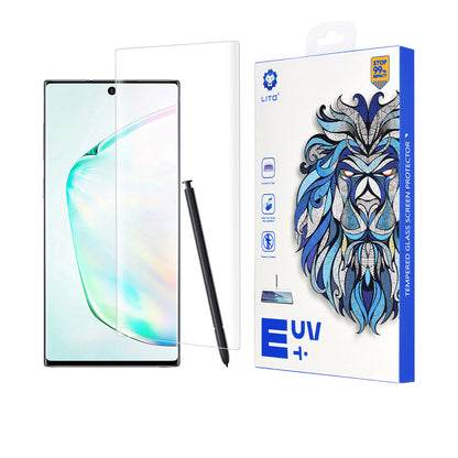 Προστατευτική μεμβράνη οθόνης Lito για Samsung Galaxy Note 10+ 5G N976 / Note 10+ N975, Ασφαλισμένο γυαλί, UV κόλλα, 3D