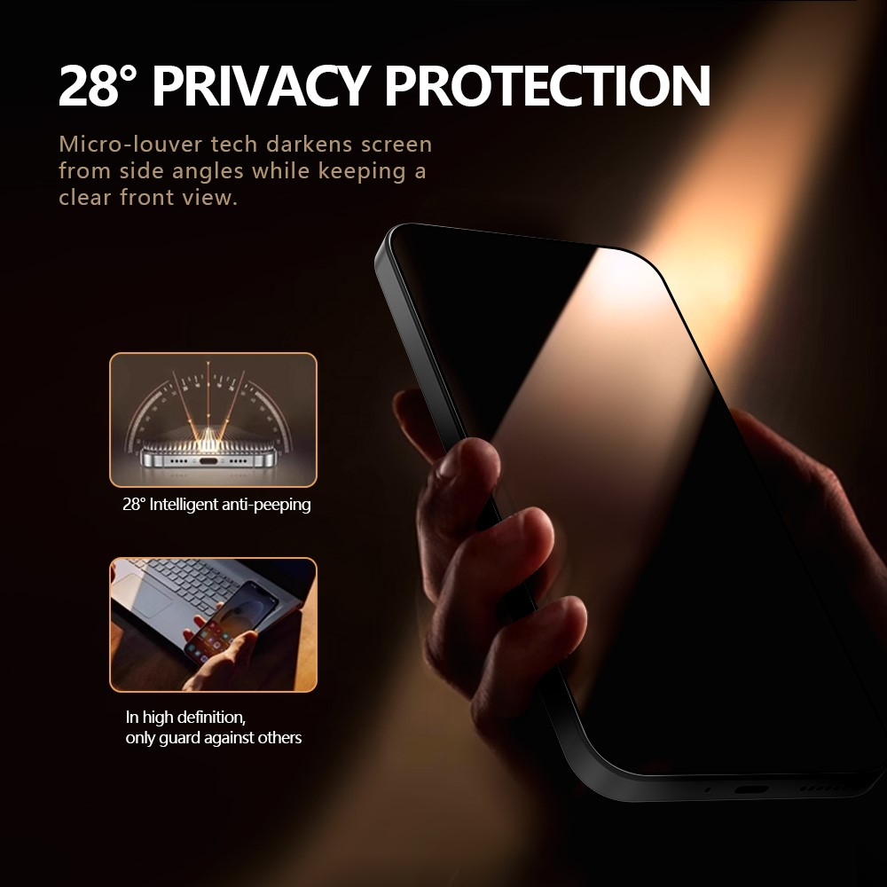 Προστατευτική μεμβράνη οθόνης Privacy Lereach για Xiaomi 17T Pro, Ασφαλισμένο γυαλί, Πλήρης κόλλα, Σετ 2 τεμαχίων