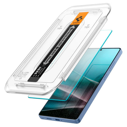Προστατευτική Μεμβράνη Οθόνης Spigen GlastR EZ FIT HD για Samsung Galaxy S25 Ultra S938, Ενισχυμένο Γυαλί, Πλήρης Κόλληση, Σετ 2 τεμαχίων AGL09082