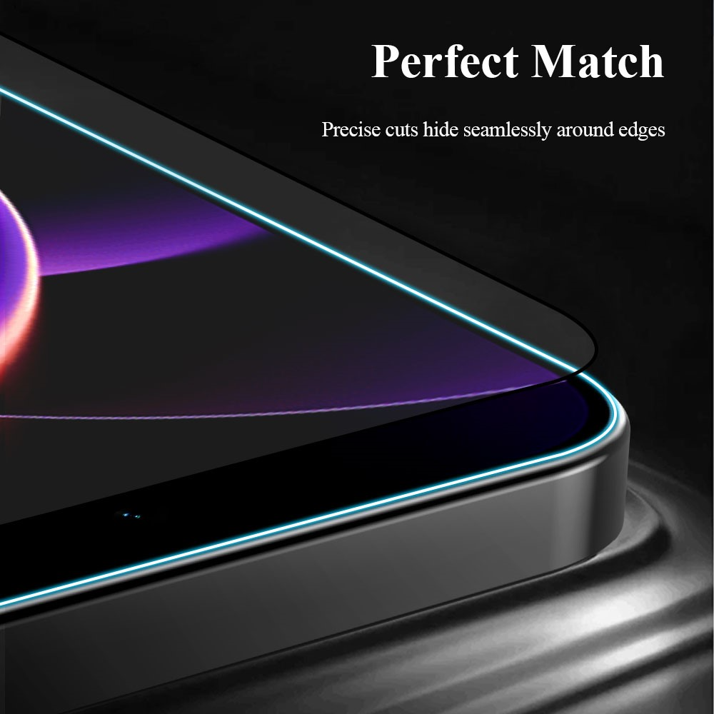 Προστατευτική μεμβράνη οθόνης Lereach για Xiaomi 17T Pro, Ασφαλισμένο γυαλί, Πλήρης κόλλα, Μαύρο