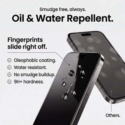Προστατευτική μεμβράνη οθόνης Tech-Protect OneTouch για Apple iPhone 18 Pro / 17 Pro, Ασφαλισμένο γυαλί, Πλήρης κόλλα, Σετ 2 τεμαχίων, Διαφανές