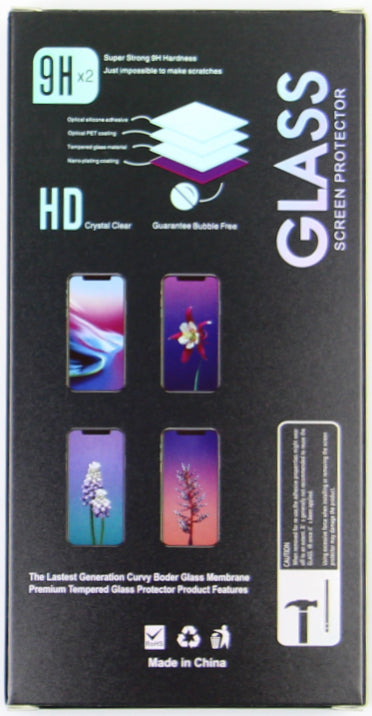 Προστατευτική μεμβράνη οθόνης OEM για Apple iPhone 17e / 16e / 14 / 13 Pro, Ασφαλισμένο γυαλί, Πλήρης κόλλα, Σετ 10 τεμαχίων, 6D, Μαύρο