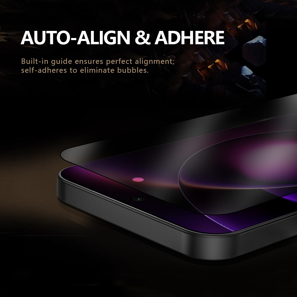 Προστατευτική μεμβράνη οθόνης Privacy Lereach για Xiaomi 17T Pro, Ασφαλισμένο γυαλί, Πλήρης κόλλα, Σετ 2 τεμαχίων