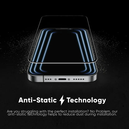 Προστατευτική Μεμβράνη Οθόνης Anank 5X Reinforced Invisible για Apple iPhone 17 Pro, Ενισχυμένο Γυαλί, Full Glue, 3D, Μαύρη