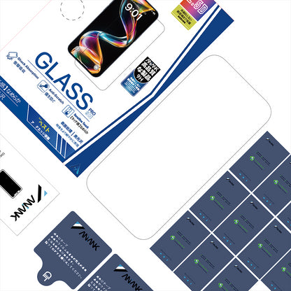 Προστατευτική Μεμβράνη Οθόνης Anank 5X Reinforced για Apple iPhone 17 Pro Max, Ενισχυμένο Γυαλί, Full Glue, 2.5D, Μαύρη