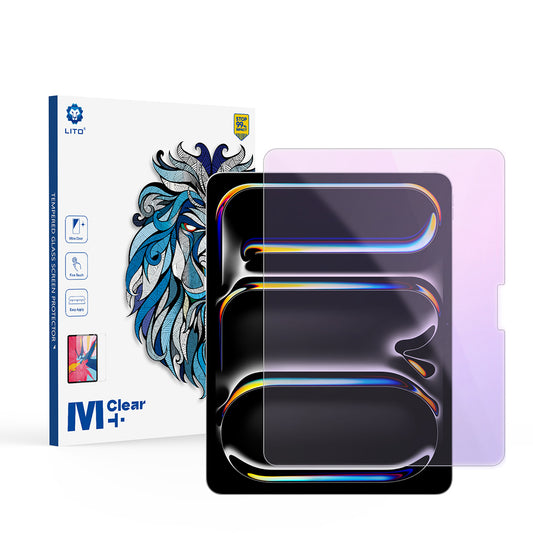 Προστατευτική μεμβράνη οθόνης Anti Blue Light Lito Classic για Apple iPad Pro 13 (2024), Ασφαλισμένο γυαλί, Full Glue, 2.5D