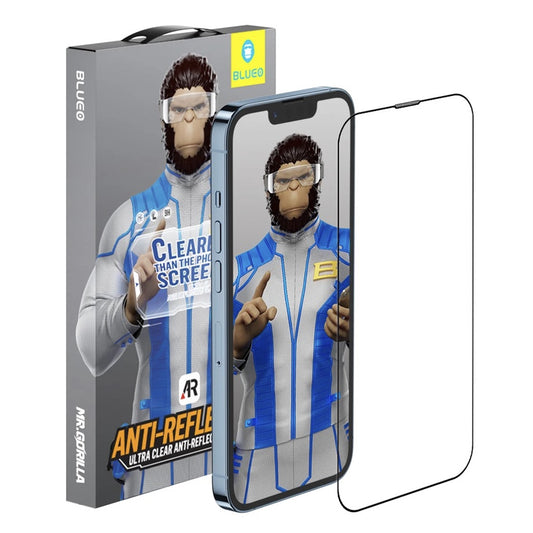 Προστατευτική Μεμβράνη Οθόνης Blueo Anti-Reflective HD Applicator Pro για Apple iPhone 17 Air, Ενισχυμένο Γυαλί, Full Glue, Μαύρη
